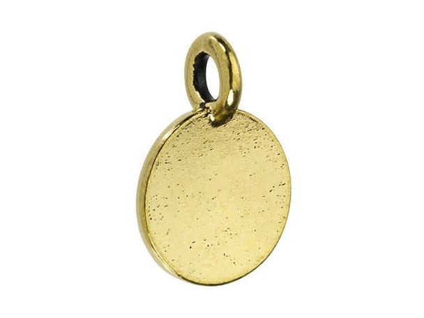 TierraCast Gold Plated S Letter Charm (Each)