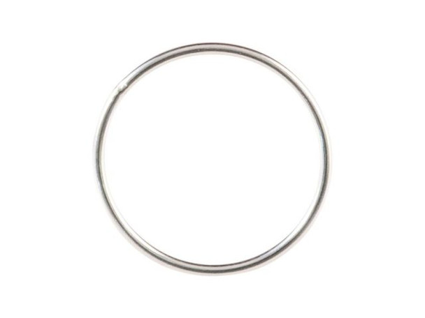 Sterling Silver Plain Wire Stacking Ring, Size 7 (Each)