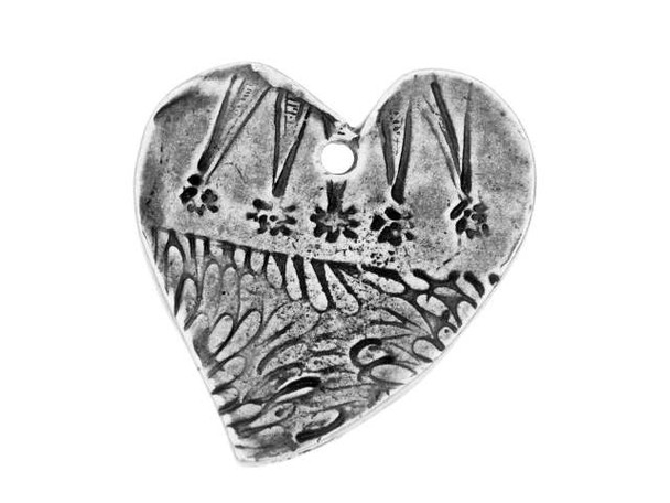TierraCast Antiqued Pewter Plated Britannia Pewter Amor Pendant (Each)