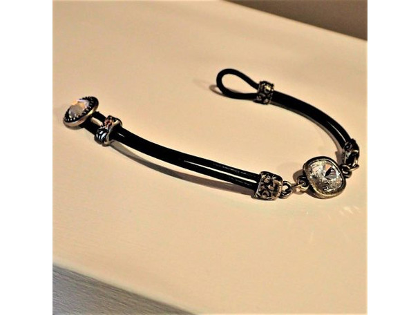 TierraCast Jardin Barrel Beads - Antiqued Brass Plated (Each)