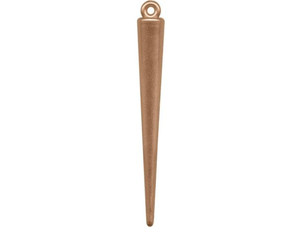 Spike, Thin, 53x6.5mm - Dark Brown (10 Pieces)