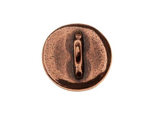 TierraCast Small Bird in Tree Button - Antiqued Copper Plated (Each)