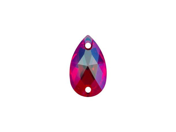 PRESTIGE 3230 Sew-on Drop, 12mm - Light Siam Shimmer (Each)