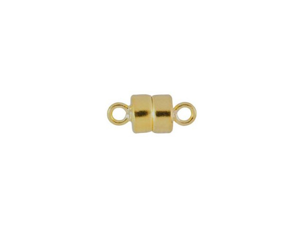 14kt Gold-Filled Magnetic Jewelry Clasp, Superior Quality, Button, 4.5mm (Each)