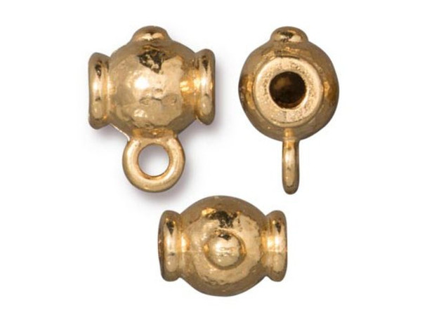 TierraCast Guru Bead - Antiqued Gold Plated (Each)
