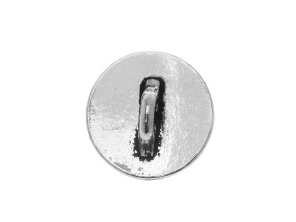 TierraCast Small Paw Button - Antiqued Silver Plated (Each)