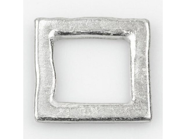 ImpressArt Pewter Blank, Small Organic Square Washer (Each)