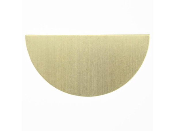 Brass Stamping Blank, Half-Circle, 1-7/16" (Each)