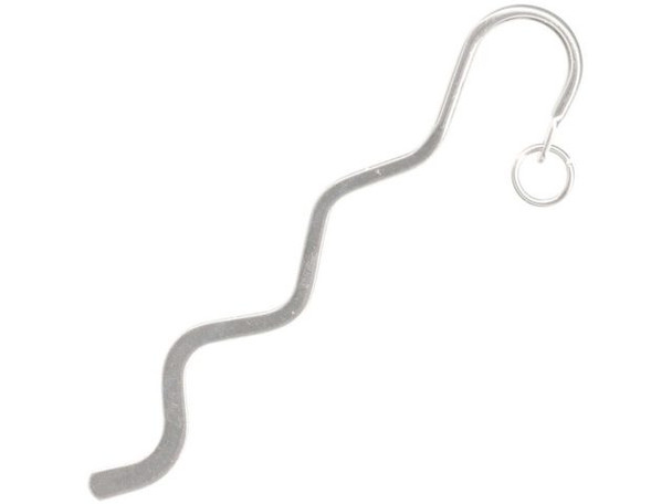 Squiggly Bookmark, Small - Silver Plated (12 Pieces)