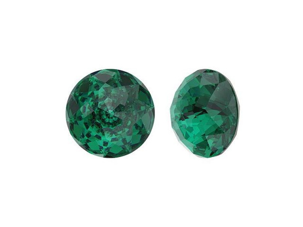 PRESTIGE 1400 Domed Round Stone, 10mm - Emerald (Each)