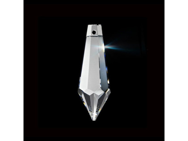 Asfour Crystal Chandelier Part, 14x38mm Spear - Crystal (each)