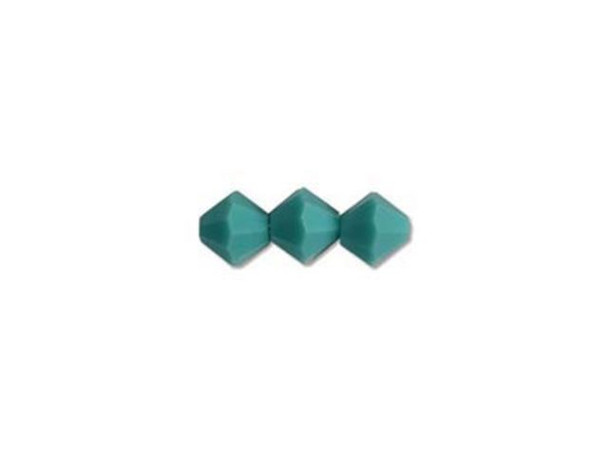 Preciosa Crystal Bicone Bead, 4mm - Turquoise #88-610-04-100