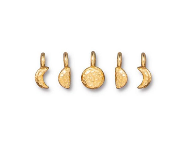TierraCast Moon Phases Charm Set - Gold Plated (set)