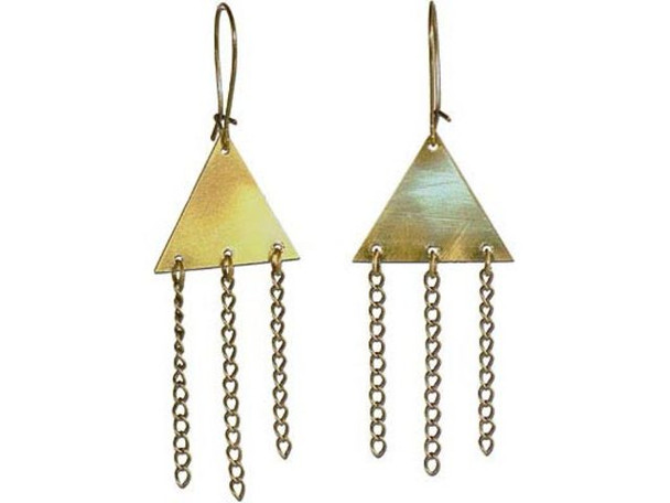 Antiqued Brass Plated Kidney Ear Wire, 25mm (72 pcs)