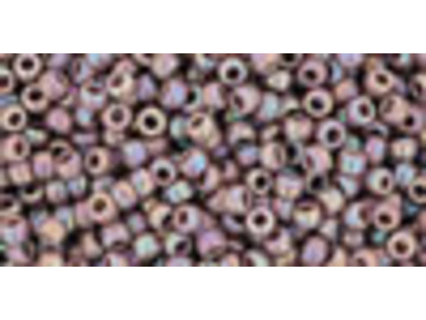 TOHO Glass Seed Bead, Size 11, 2.1mm, Opaque-Rainbow Lavender (Tube)