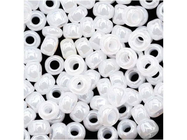 TOHO Glass Seed Bead, Size 6, Ceylon Snowflake (Tube)