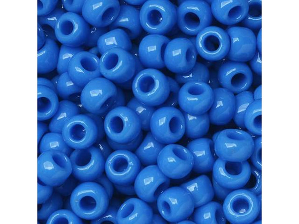 TOHO Glass Seed Bead, Size 6, Opaque Cornflower (Tube)