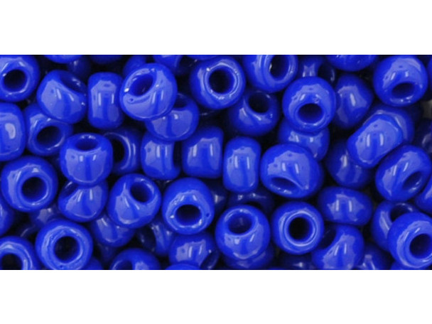 TOHO Glass Seed Bead, Size 6, Opaque Navy Blue (Tube)