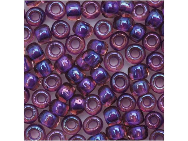 The uniform size and shape of Toho seed beads make them an excellent choice for beadwork and consistently-sized spacers.Toho seed beads are usually colorfast; however, galvanized and silver-lined  beads may fade over time. Protect them from bleach, excessive friction and direct sunlight to keep them looking like new. Seed Bead Facts What are seed beads? Popular, tiny glass beads commonly used for weaving and embellishment.How are they made? Glass is pulled or drawn using a hollow tube, and then   the glass is cut in small pieces. They are sometimes reheated to round   the ends.What's that funny little zero? That zero refers to   the number of aughts, which is a unit used to indicate the size of   small beads. The scale is inverted, so larger numbers of aughts   correspond to smaller beads (i.e. the bigger the number, the smaller   the bead). Size 11 would be 00000000000, but since that takes up too much   room, it is abbreviated to 110.  See Related Products links (below) for similar items and additional jewelry-making supplies that are often used with this item. 