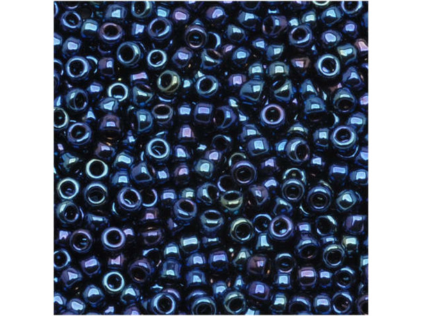 TOHO Glass Seed Bead, Size 6, Metallic Cosmos (Tube)