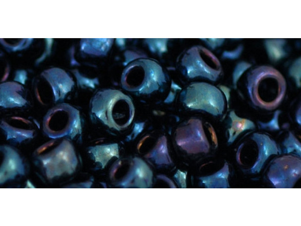TOHO Glass Seed Bead, Size 6, Metallic Cosmos (Tube)