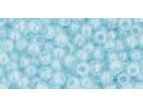 TOHO Glass Seed Bead, Size 8, 3mm, Ceylon Aqua (Tube)