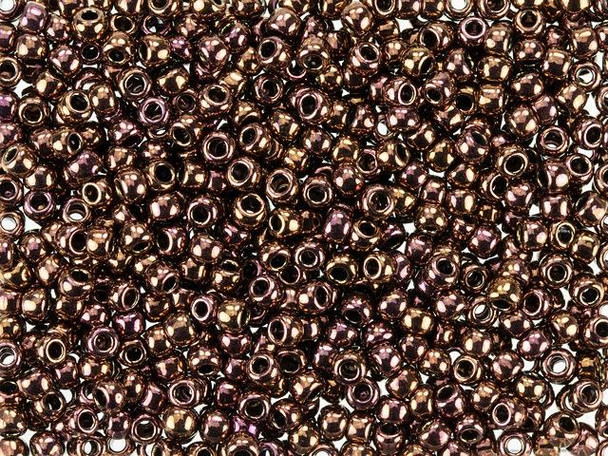 TOHO Glass Seed Bead, Size 8, 3mm, Olympic Bronze (Tube)
