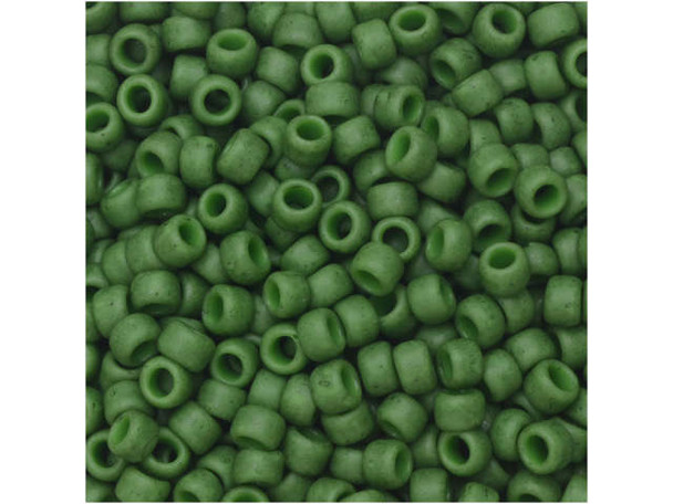 TOHO Glass Seed Bead, Size 8, 3mm, Semi Glazed - Clover (Tube)