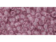 TOHO Glass Seed Bead, Size 8, 3mm, Transparent Lt Amethyst (Tube)