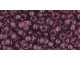TOHO Glass Seed Bead, Size 8, 3mm, Transparent Med Amethyst (Tube)