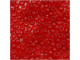 TOHO Glass Seed Bead, Size 8, 3mm, Transparent Ruby (Tube)