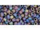TOHO Glass Seed Bead, Size 8, 3mm, Matte-Color Iris - Purple (Tube)