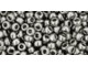 TOHO Glass Seed Bead, Size 8, 3mm, Nickel (Tube)