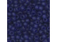 TOHO Glass Seed Bead, Size 8, 3mm, Transparent-Frosted Cobalt (Tube)