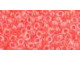 TOHO Glass Seed Bead, Size 8, 3mm, Luminous Neon Salmon (Tube)