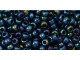 TOHO Glass Seed Bead, Size 8, 3mm, Metallic Cosmos (Tube)