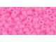 TOHO Glass Seed Bead, Size 8, 3mm, Ceylon Hot Pink (Tube)