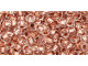 TOHO Glass Seed Bead, Size 8, 3mm, Copper-Lined Crystal (Tube)
