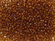TOHO Glass Seed Bead, Size 8, 3mm, Transparent Smoky Topaz (Tube)