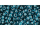 TOHO Glass Seed Bead, Size 8, 3mm, Transparent Capri Blue (Tube) TOHO Glass Seed Bead, Size 8, 3mm, Transparent Capri Blue (Tube)