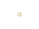 Yellow Plated Jump Ring, Round, 3mm (Pack)