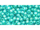 TOHO Glass Seed Bead, Size 8, 3mm, Inside-Color Aqua/Lt Jonquil-Lined (Tube) TOHO Glass Seed Bead, Size 8, 3mm, Inside-Color Aqua/Lt Jonquil-Lined (Tube)