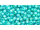 TOHO Glass Seed Bead, Size 8, 3mm, Inside-Color Aqua/Lt Jonquil-Lined (Tube) TOHO Glass Seed Bead, Size 8, 3mm, Inside-Color Aqua/Lt Jonquil-Lined (Tube)