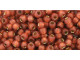 TOHO Glass Seed Bead, Size 8, 3mm, PermaFinish - Silver-Lined Milky Pomegranate (Tube)
