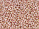 TOHO Glass Seed Bead, Size 8, 3mm, PermaFinish - Galvanized Sweet Blush (Tube)