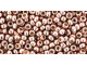 TOHO Glass Seed Bead, Size 8, 3mm, PermaFinish - Galvanized Sweet Blush (Tube)