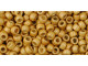 TOHO Glass Seed Bead, Size 8, 3mm, PermaFinish - Matte Galvanized Starlight (Tube)