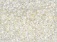 TOHO Glass Seed Bead, Size 8, 3mm, Glow In The Dark - Silver-Lined Crystal/Glow Green (Tube)