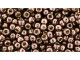 TOHO Glass Seed Bead, Size 8, 3mm, PermaFinish - Galvanized Mauve (Tube)