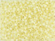 TOHO Glass Seed Bead, Size 8, 3mm, PermaFinish - Silver-Lined Milky Jonquil (Tube)